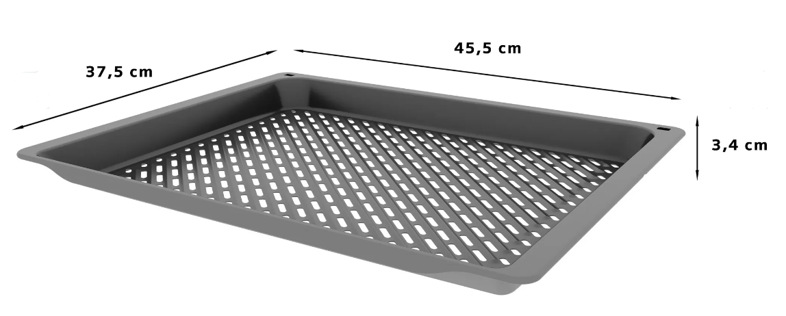 Bosch HEZ629070 Air Fry Grill Tray 34 X 455 X 375 Mm Antrasit Bosch