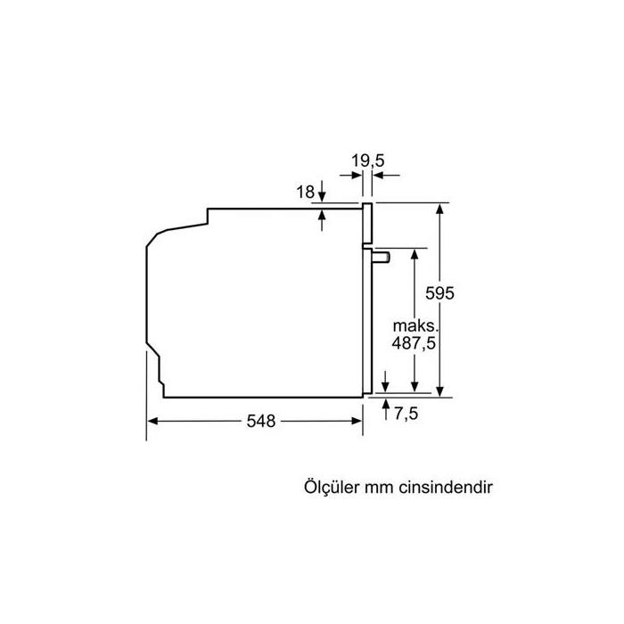 Bosch Serie | 8 Fırın HBG655NW1 Beyaz