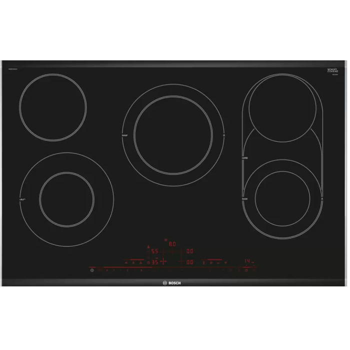 Bosch PKM875DV1D Siyah Cam Seramik Elektrikli Ankastre Ocak
