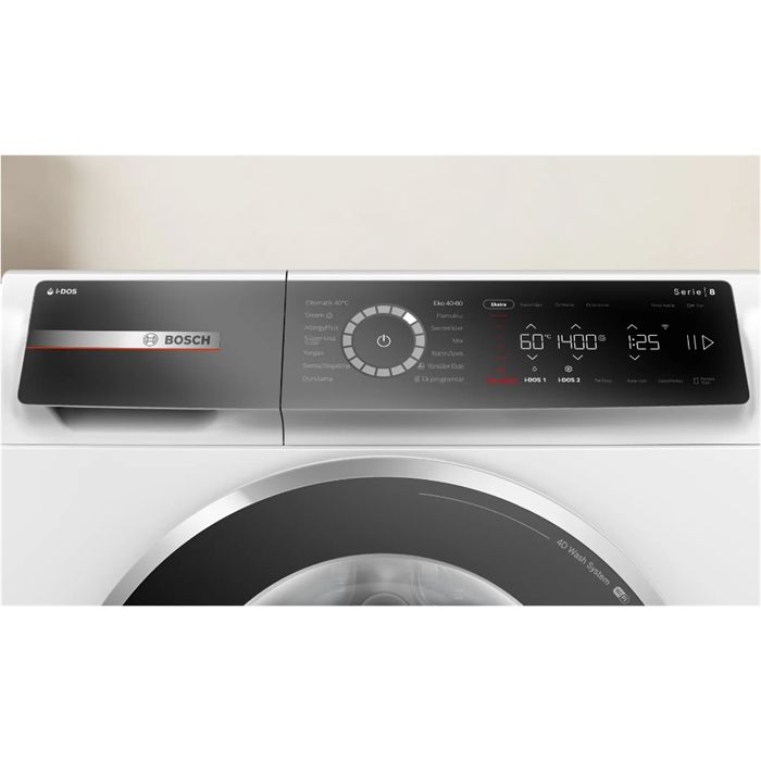 Bosch WGB254A0TR 10 kg 1400 Devir Beyaz Çamaşır Makinesi