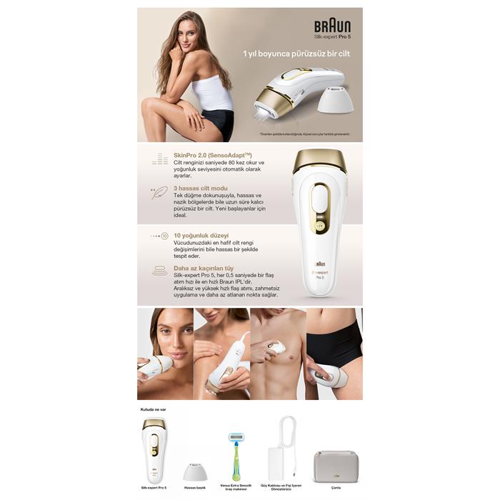 Braun Silk Expert Pro 5 PL5152 IPL Lazer Epilasyon Aleti